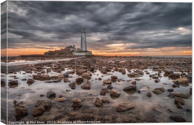 St Marys Island Canvas Print by Phil Reay