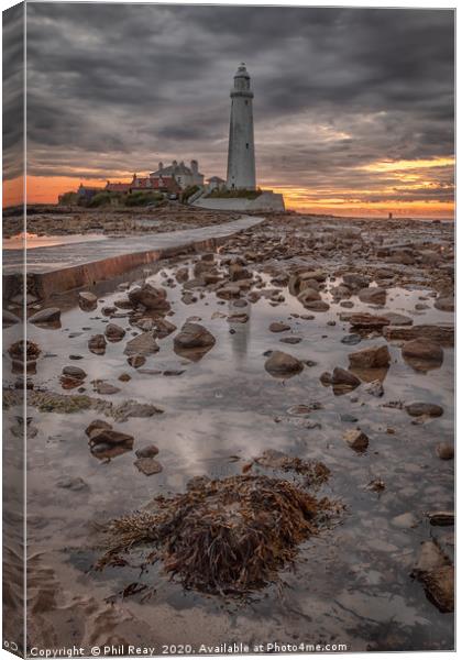 St Marys island  Canvas Print by Phil Reay