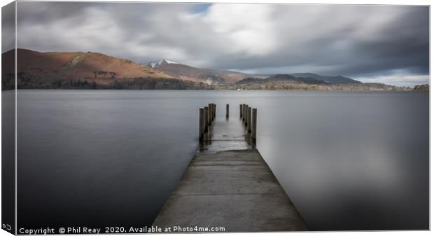 Ashness jetty Canvas Print by Phil Reay