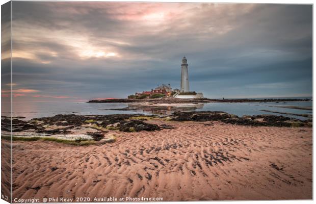 St Mary`s at sunrise Canvas Print by Phil Reay