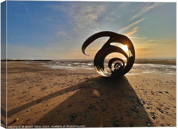 Mary’s Shell Cleveleys Canvas Print by Stuart Giblin