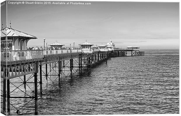  Llandudno Pier 2 Canvas Print by Stuart Giblin