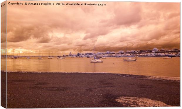 The River Crouch in Infrared Canvas Print by Amanda Peglitsis