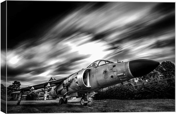  Harrier Jump Jet Canvas Print by Robert Bradshaw