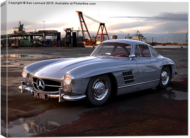 Gullwing Dreaming Canvas Print by Dan Lennard