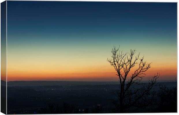 Rainbow Colours on the Horizon Canvas Print by Colin Evans