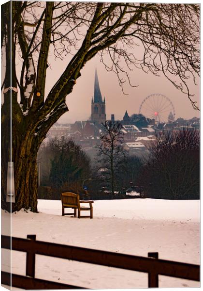 The Crooked Spire and the Eye No3 Canvas Print by Michael South Photography