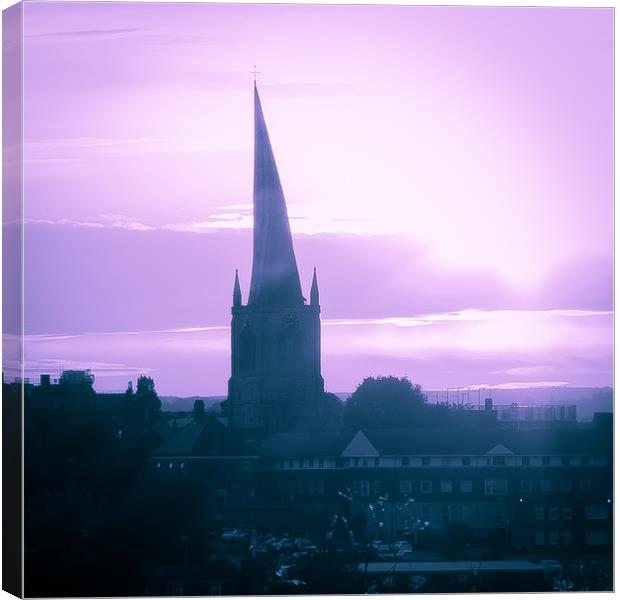 The Crooked Spire  Canvas Print by Michael South Photography