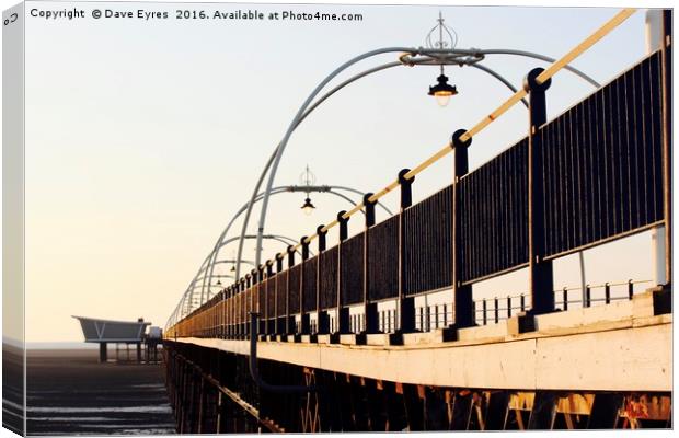 Southport Pier Canvas Print by Dave Eyres