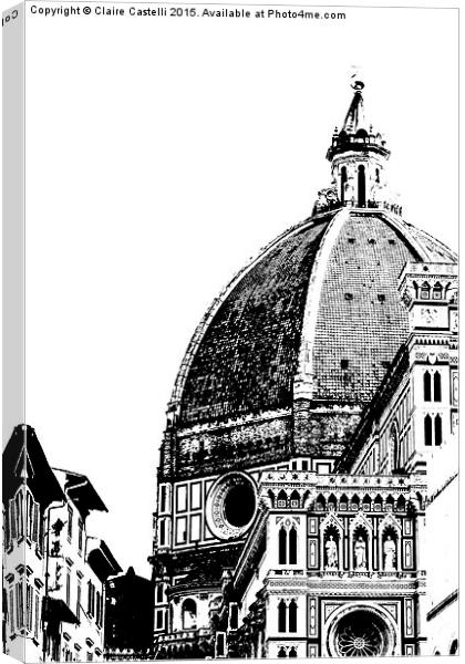  Il Duomo Canvas Print by Claire Castelli