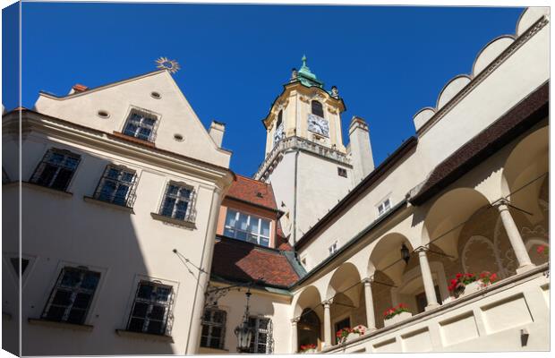 Bratislava Old Town Hall Canvas Print by Artur Bogacki