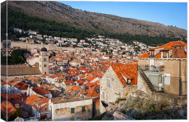 Houses of Dubrovnik Canvas Print by Artur Bogacki