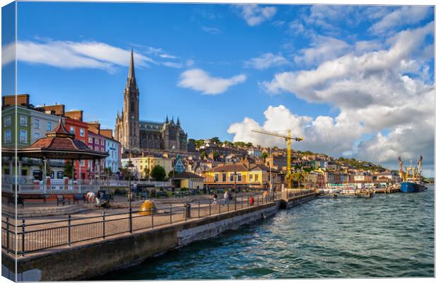 Cobh Town In Ireland Canvas Print by Artur Bogacki