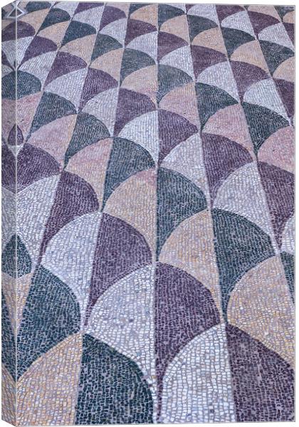Ancient Roman Mosaic Canvas Print by Artur Bogacki