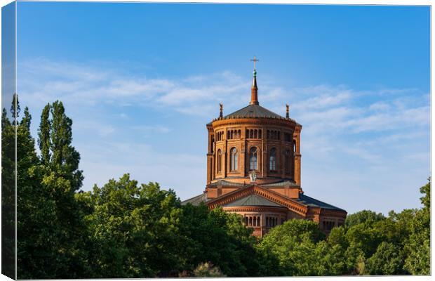 Church St Thomas In Berlin Canvas Print by Artur Bogacki