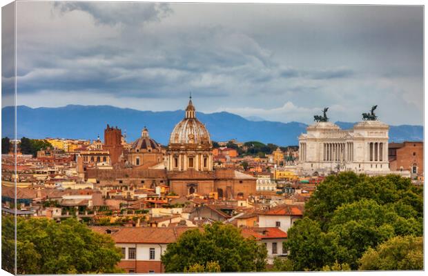 City of Rome In Italy Canvas Print by Artur Bogacki
