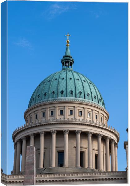 Dome of St Nicholas Church in Potsdam, Germany Canvas Print by Artur Bogacki