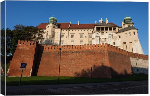 Wawel Royal Castle In City Of Krakow Canvas Print by Artur Bogacki