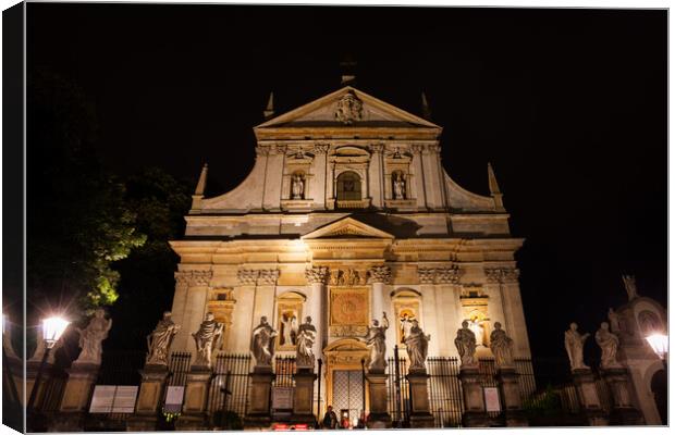 Church of Saints Peter and Paul in Krakow Canvas Print by Artur Bogacki