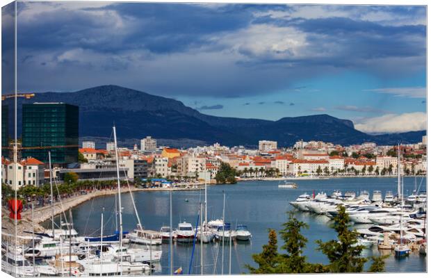 City of Split in Croatia Canvas Print by Artur Bogacki