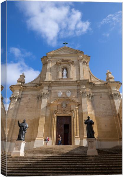 Cathedral of the Assumption in Gozo, Malta Canvas Print by Artur Bogacki