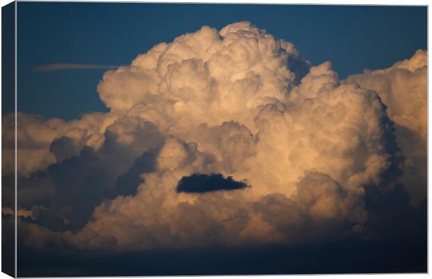 Cumulonimbus Cloud At Sunset Canvas Print by Artur Bogacki