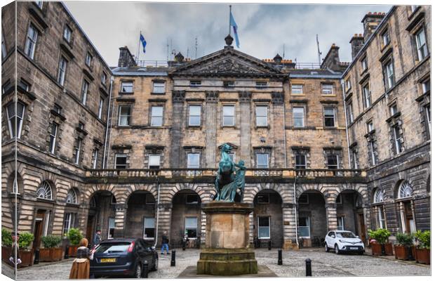 Edinburgh City Chambers Canvas Print by Artur Bogacki