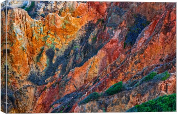 Dramatic Landscape Of Algarve Coastline In Portugal Canvas Print by Artur Bogacki