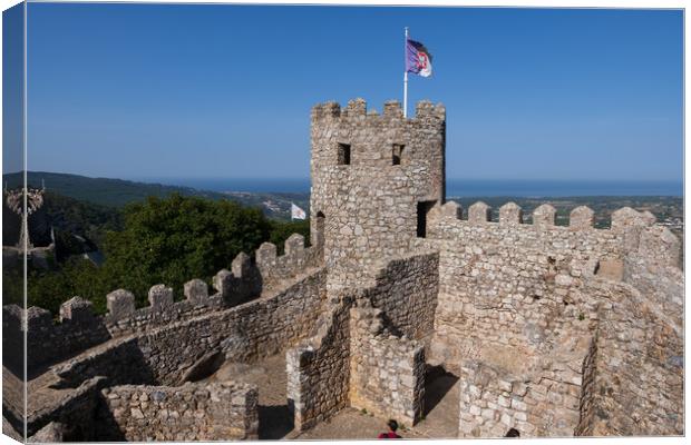 Castle of the Moors in Sintra, Portugal Canvas Print by Artur Bogacki