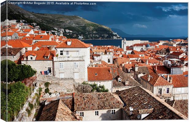 Old City of Dubrovnik Canvas Print by Artur Bogacki