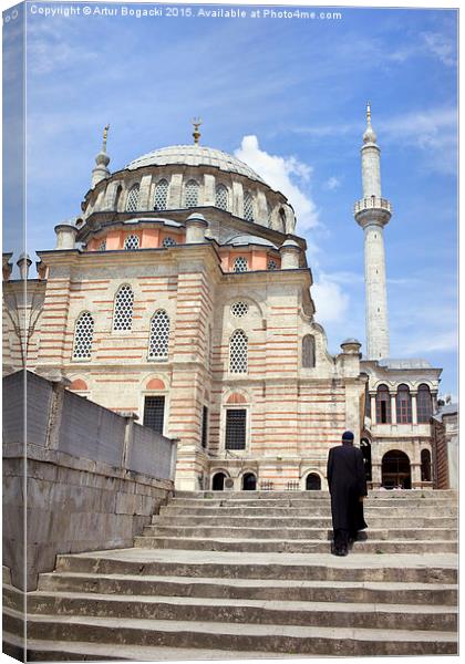 Tulip Mosque in Istanbul Canvas Print by Artur Bogacki