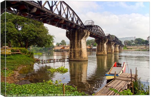 Bridge on the River Kwai Canvas Print by Artur Bogacki