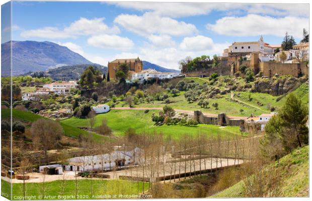 Andalusia Countryside in Spain Canvas Print by Artur Bogacki