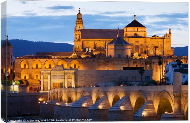 Cathedral Mosque of Cordoba Canvas Print by Artur Bogacki