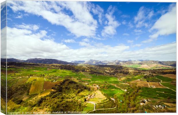 Andalucia Landscape Canvas Print by Artur Bogacki