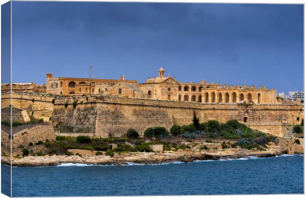 Fort Manoel on Manoel Island in Malta Canvas Print by Artur Bogacki