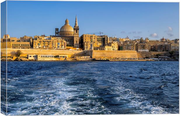 City of Valletta in Malta Canvas Print by Artur Bogacki