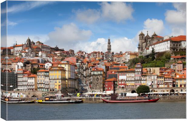 City of Porto in Portugal Canvas Print by Artur Bogacki