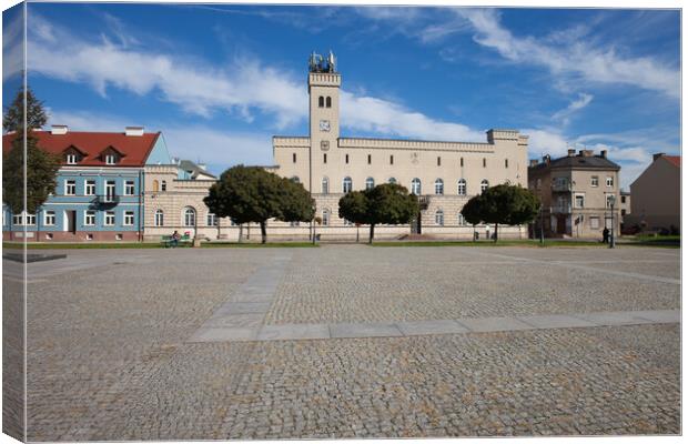 City Hall and Old Town Square in Radom Canvas Print by Artur Bogacki