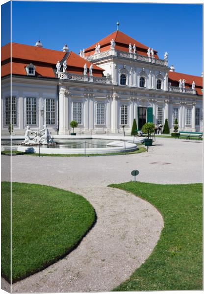 Lower Belvedere Palace in Vienna Canvas Print by Artur Bogacki