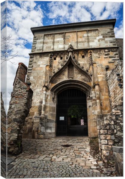 Sigismund Gate to Bratislava Castle Canvas Print by Artur Bogacki