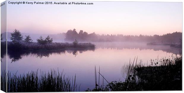  Mysterious Dawn Canvas Print by Kerry Palmer