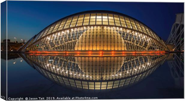 The Eye of Valencia Canvas Print by Jason Tait