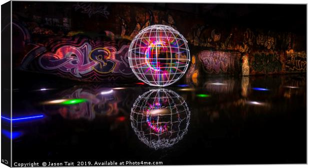 Orb Reflections Canvas Print by Jason Tait