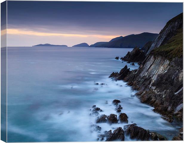  Coumeenole Twilight Canvas Print by Graham Daly