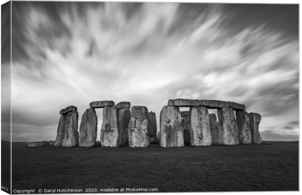 Sacred Place - Stonehenge Canvas Print by Daryl Peter Hutchinson