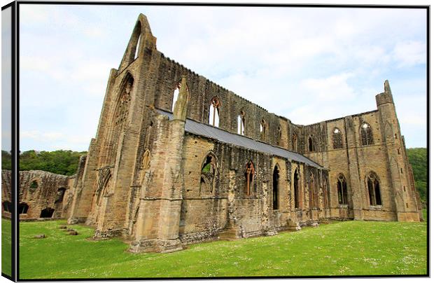  Tintern Abbey Canvas Print by Kieron Butler