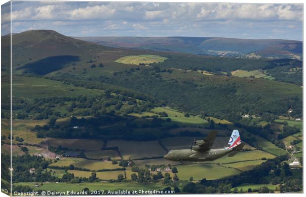 High Flyer Canvas Print by Delwyn Edwards