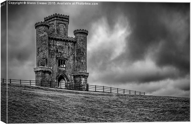  Paxtons Tower Canvas Print by Glenn Cresser