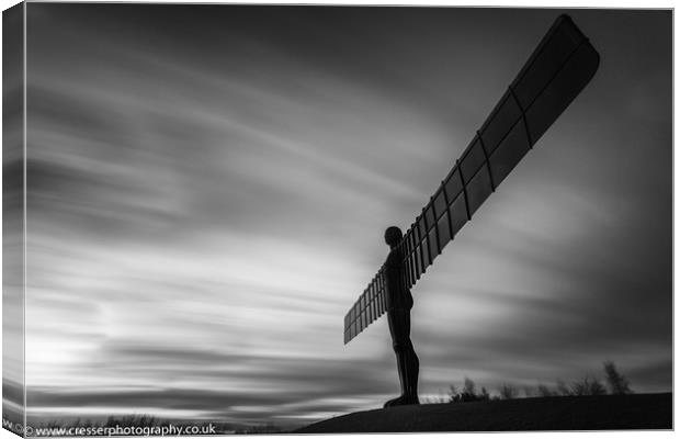 The Angel of the North Canvas Print by Glenn Cresser